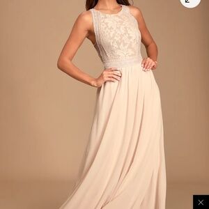 Lulus Pink Formal Maxi Dress